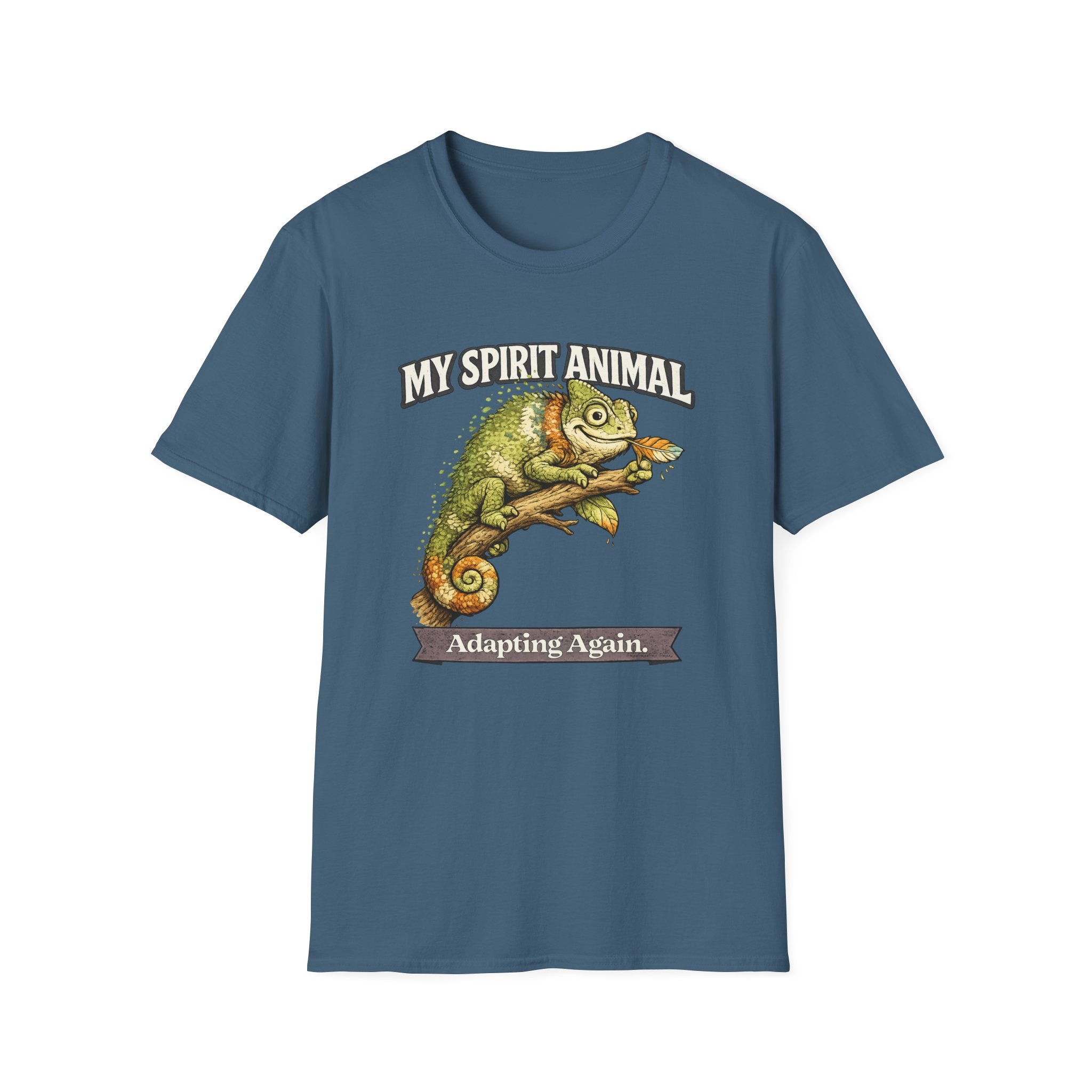 "My Spirit Animal: Chameleon (Adapting Again)" T-Shirt