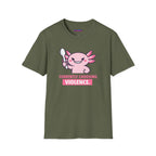 "Currently Choosing Violence" Axolotl T-Shirt