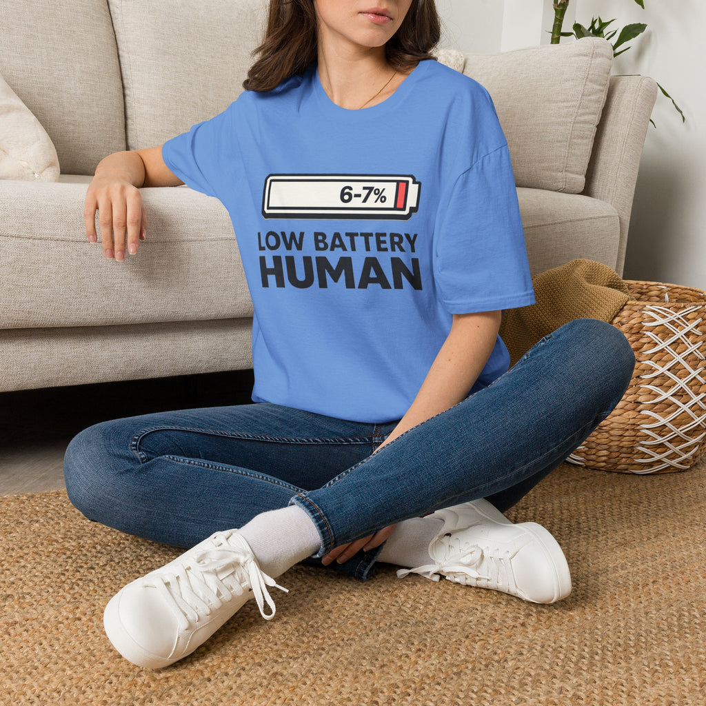 "Low Battery Human" T-Shirt