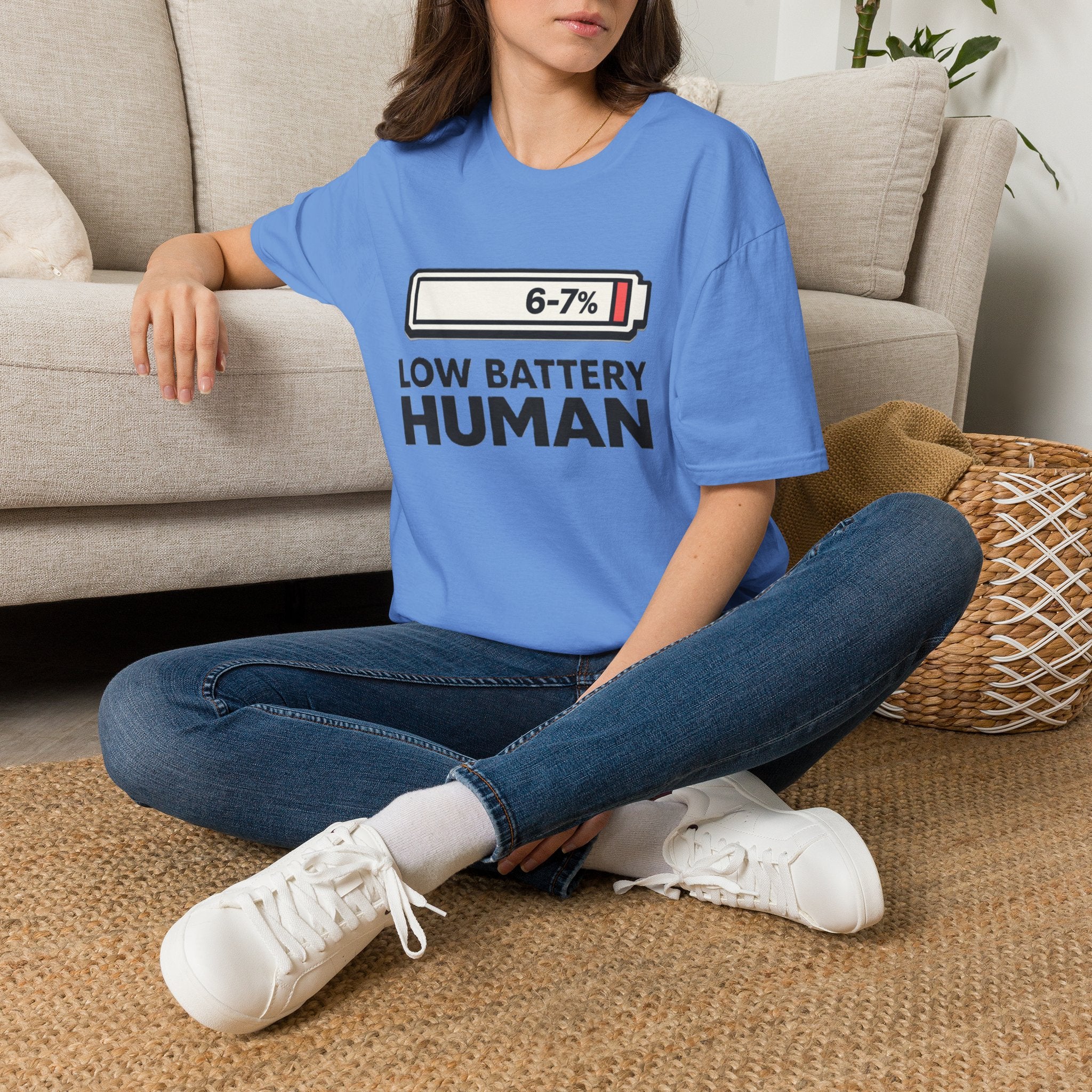 "Low Battery Human" T-Shirt