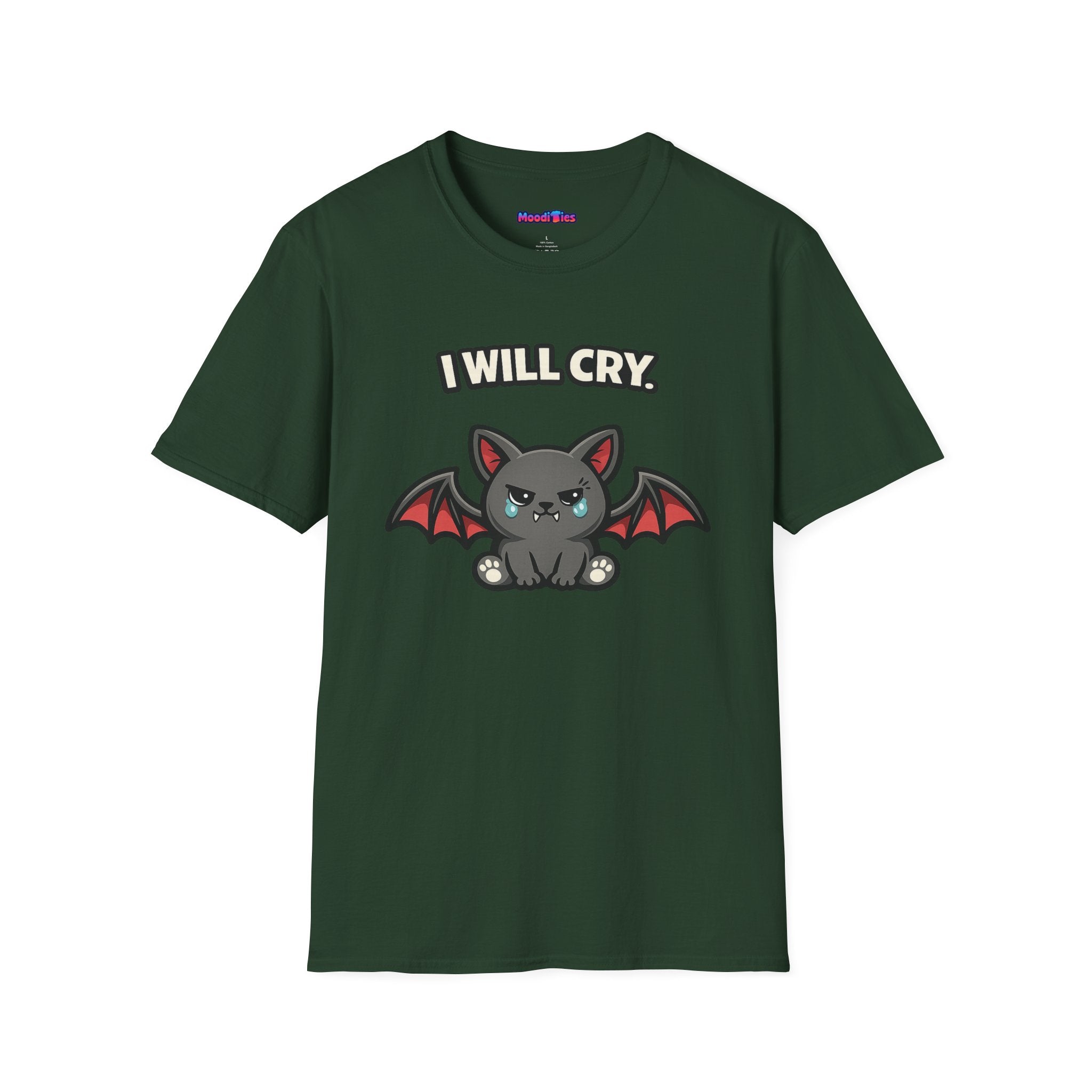"I Will Cry" Kawaii Baby Bat T-Shirt