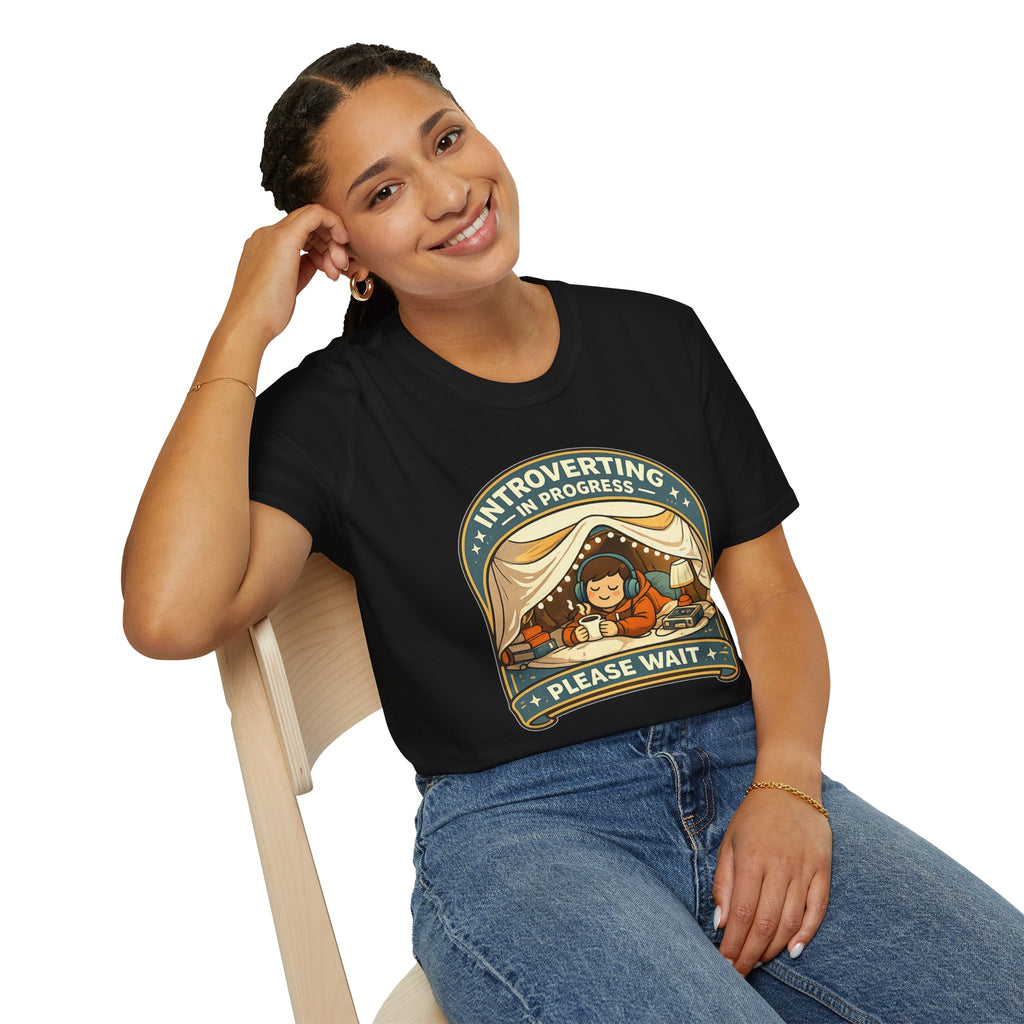 "Introverting In Progress, Please Wait" T-Shirt