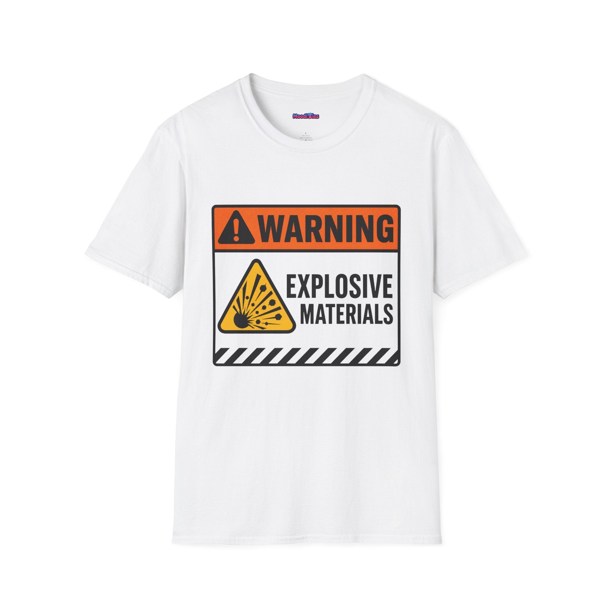 "Warning: Explosive Materials" Warning Sign T-Shirt