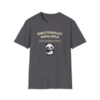 "Emotionally Available (For Pandas Only)" Cute Panda T-Shirt