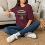 "Emotionally Available (For Capybaras Only)” Capybara T-Shirt