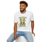"Built Different, Mostly Wrong" Patchwork Teddy T-Shirt