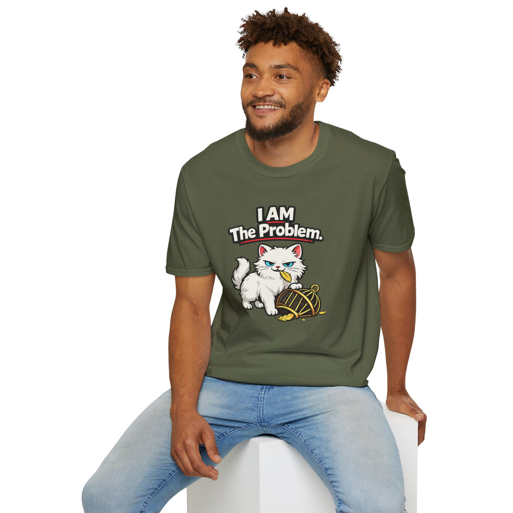 "I AM The Problem" Cat That Ate the Canary T-Shirt
