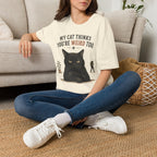 "My Cat Thinks You're Weird Too." Grumpy Cat T-Shirt