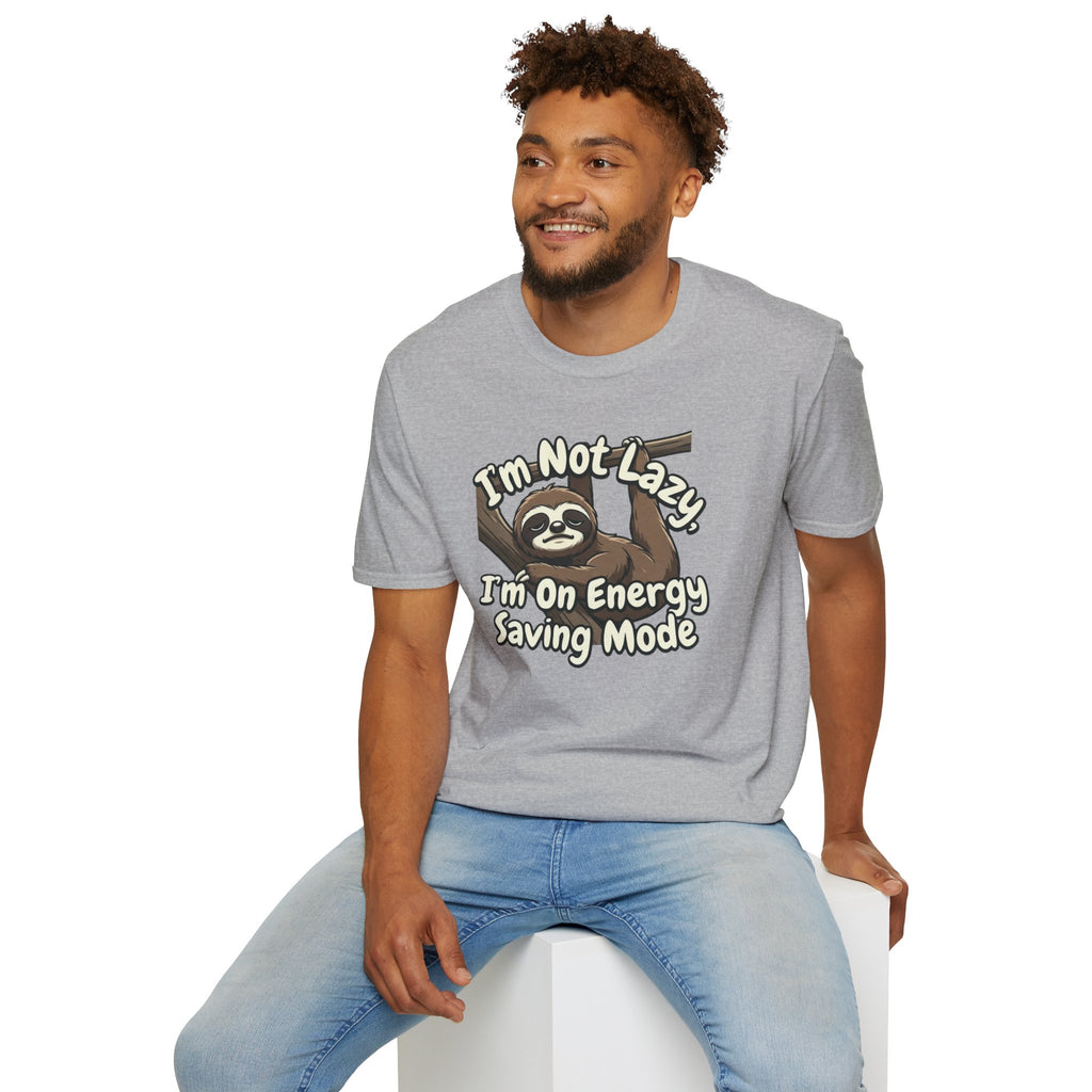 "I'm Not Lazy, I'm On Energy Saving Mode" Sloth T-Shirt