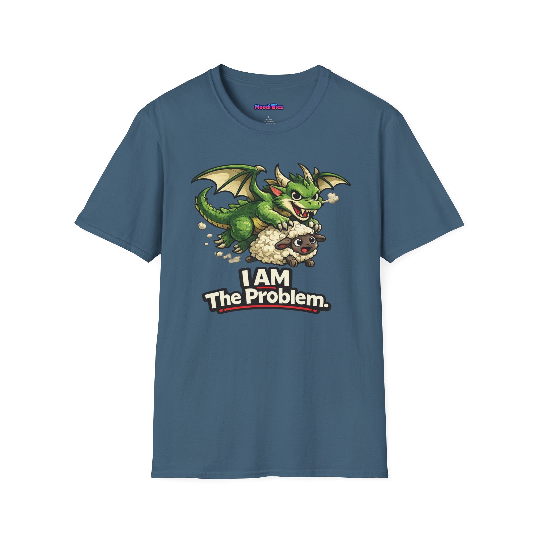 "I AM The Problem" Dragon Stealing Sheep T-Shirt