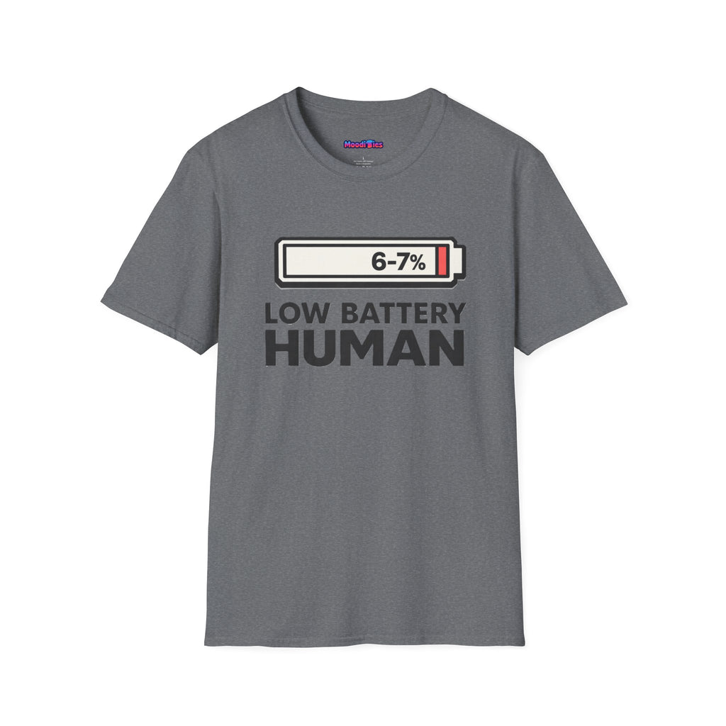 "Low Battery Human" T-Shirt