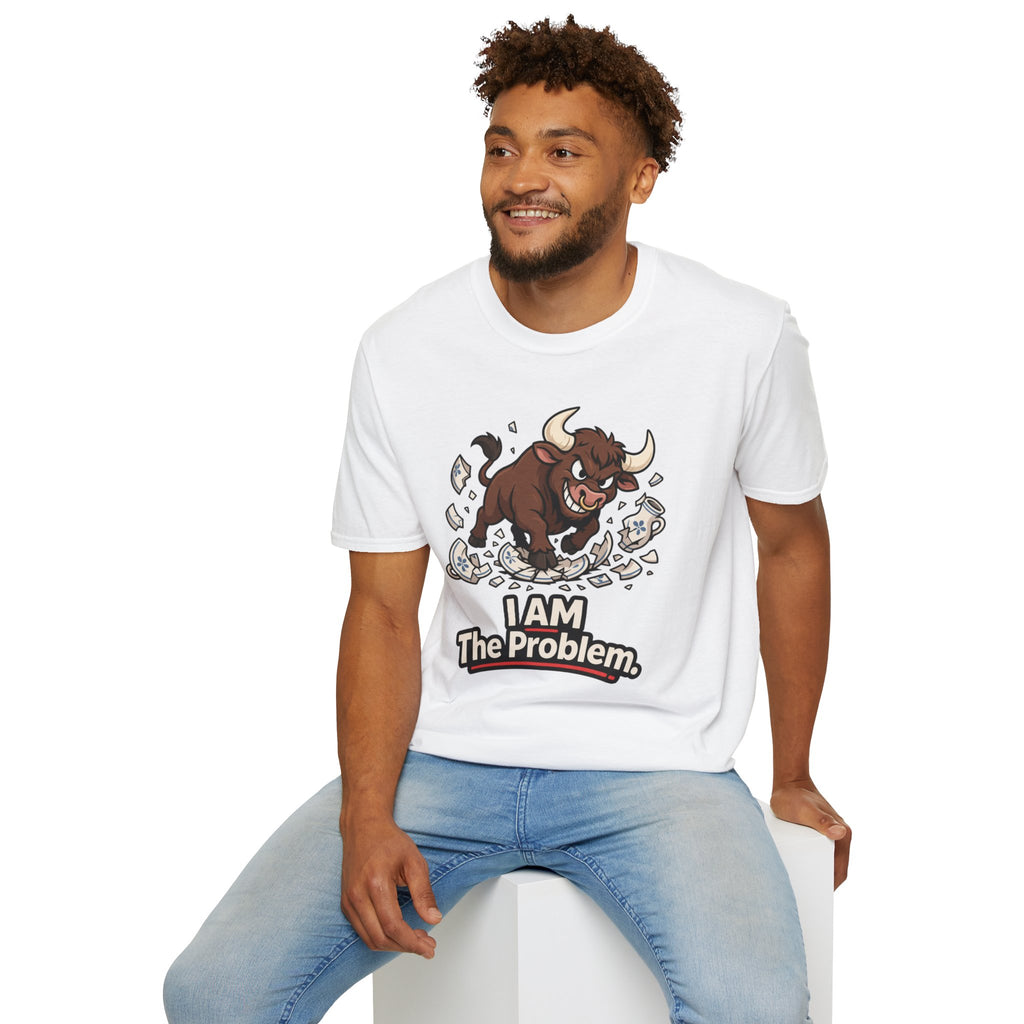 "I AM The Problem" Bull in China Shop T-Shirt