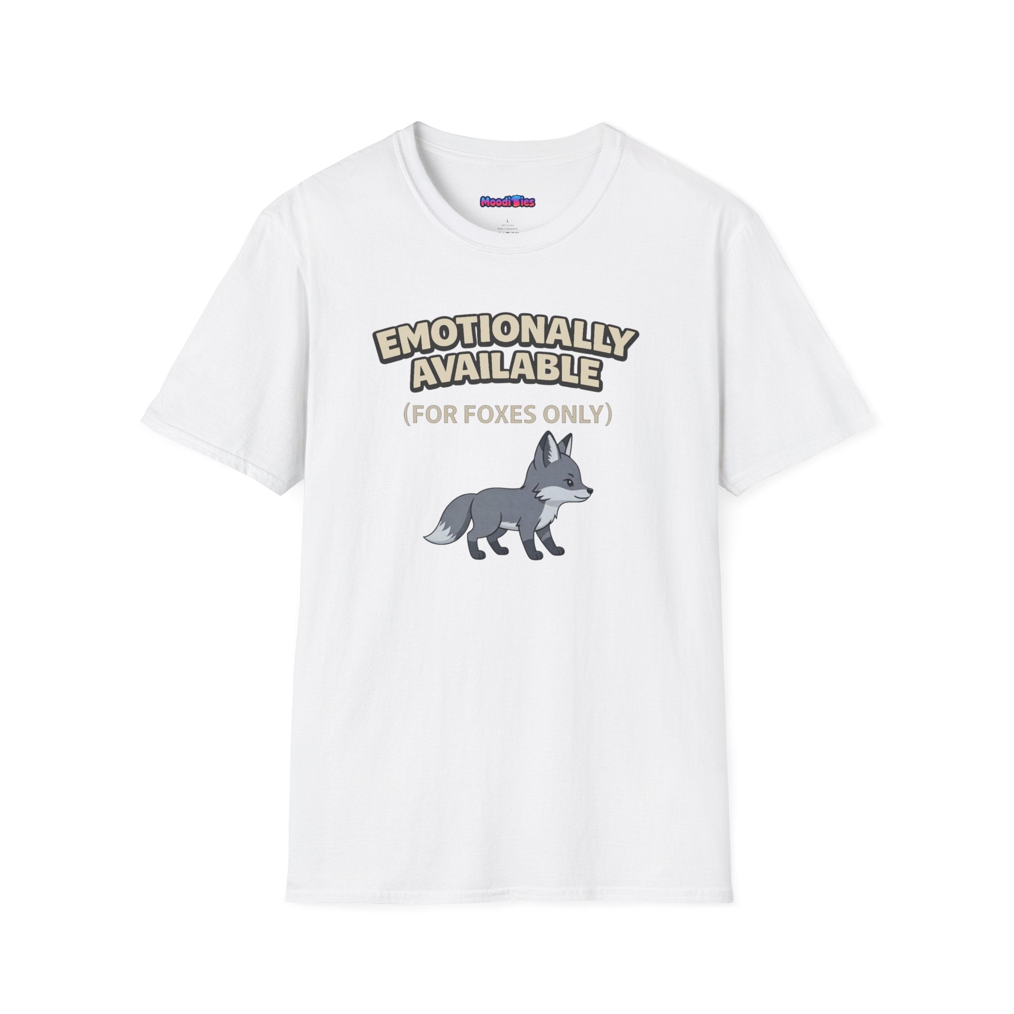 "Emotionally Available (For Foxes Only)" Cute Fox T‑Shirt