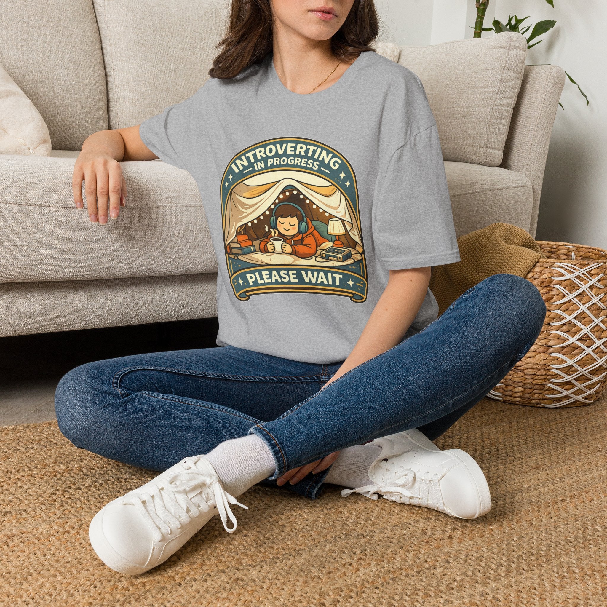 "Introverting In Progress, Please Wait" T-Shirt