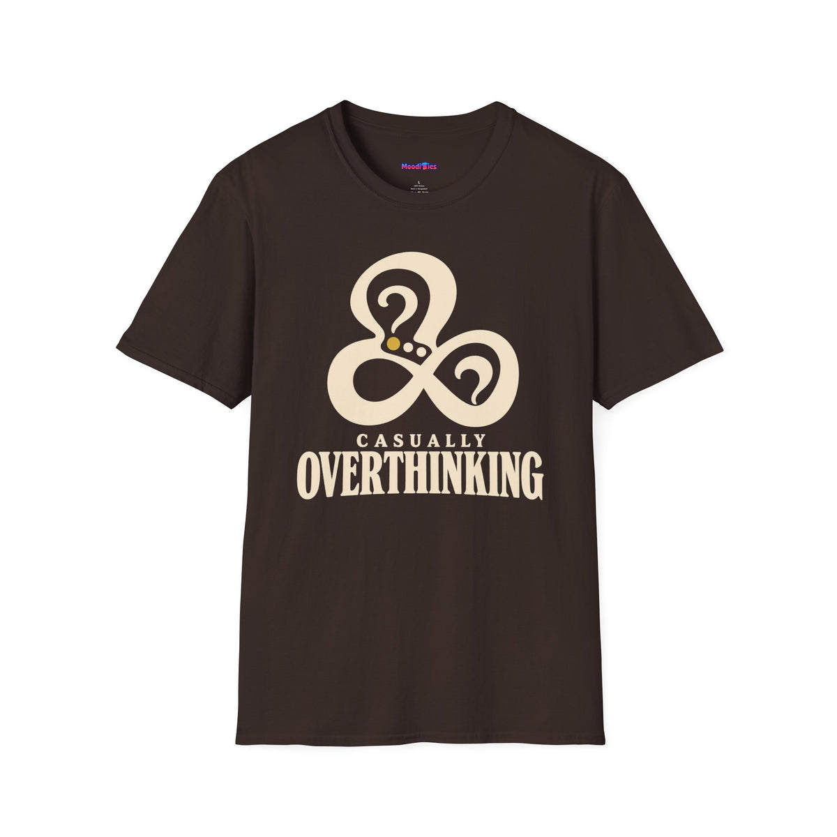 “Casually Overthinking” Thought Loops T-Shirt