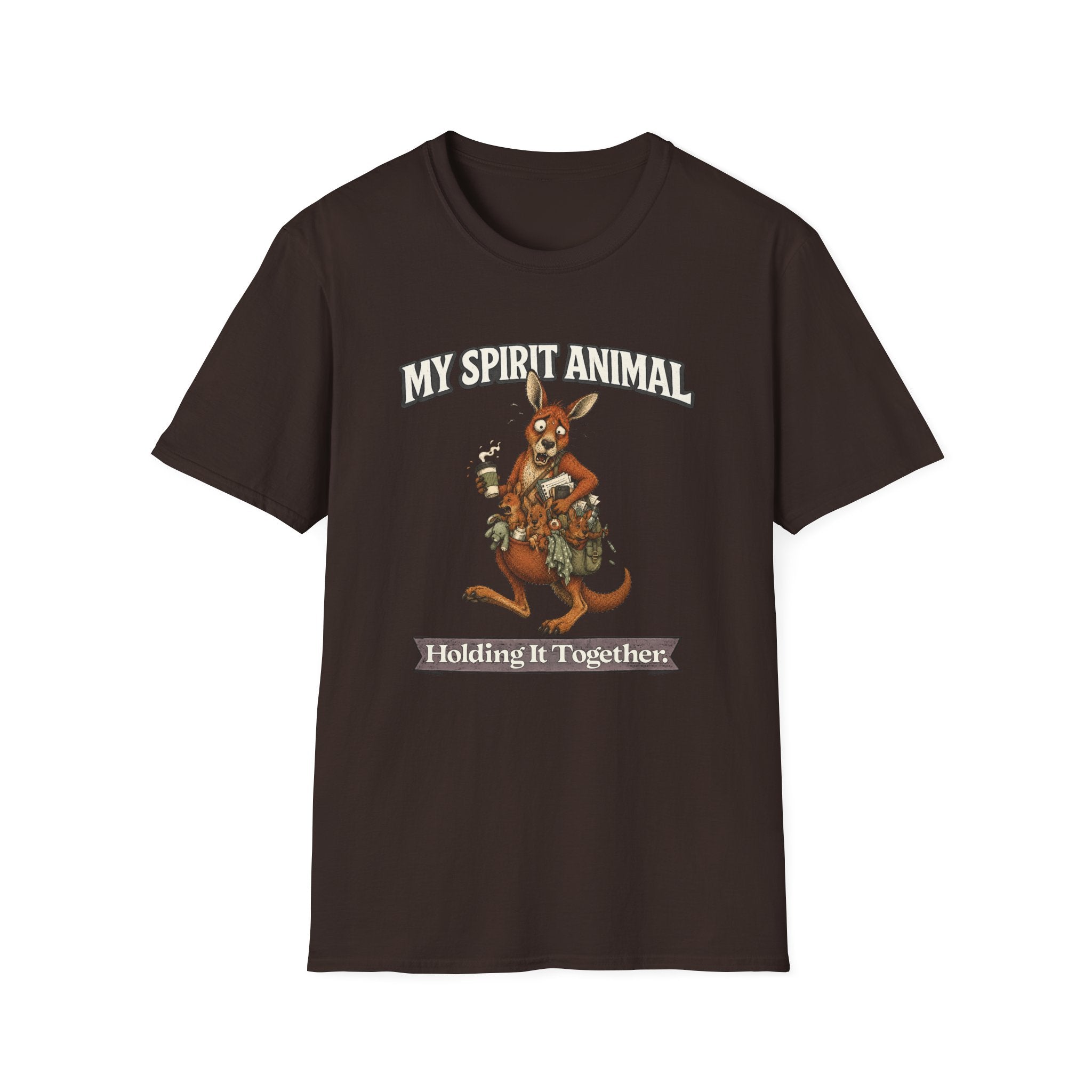 "My Spirit Animal: Kangaroo (Holding It Together)" T-Shirt