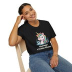 "Therapy? I Prefer Chaos." Unicorn T-Shirt