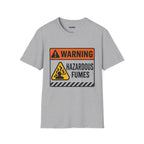 "Warning: Hazardous Fumes" Warning Sign T-Shirt