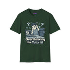 "Overthinking the Tutorial" Gamer Graphic T‑Shirt