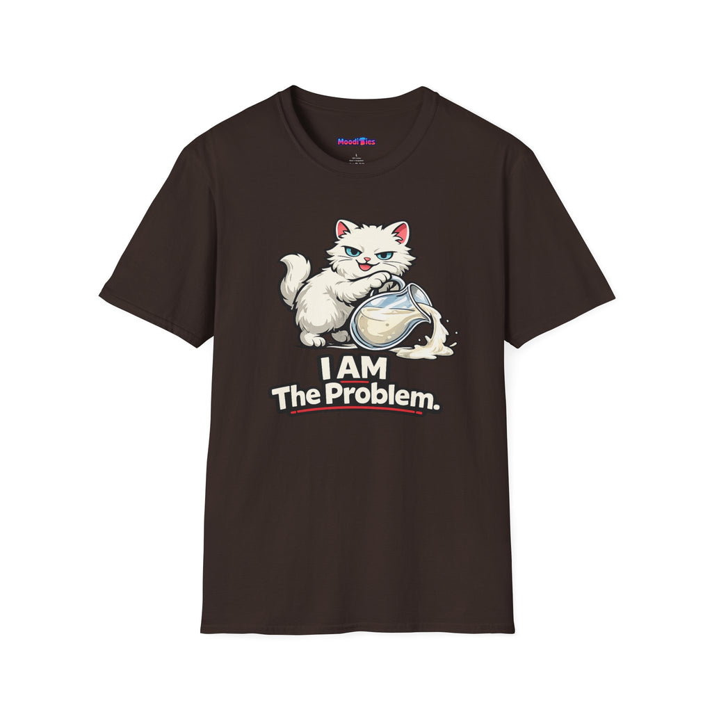 "I AM The Problem" Cat That Got the Cream T-Shirt