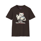 "I AM The Problem" Cat That Got the Cream T-Shirt