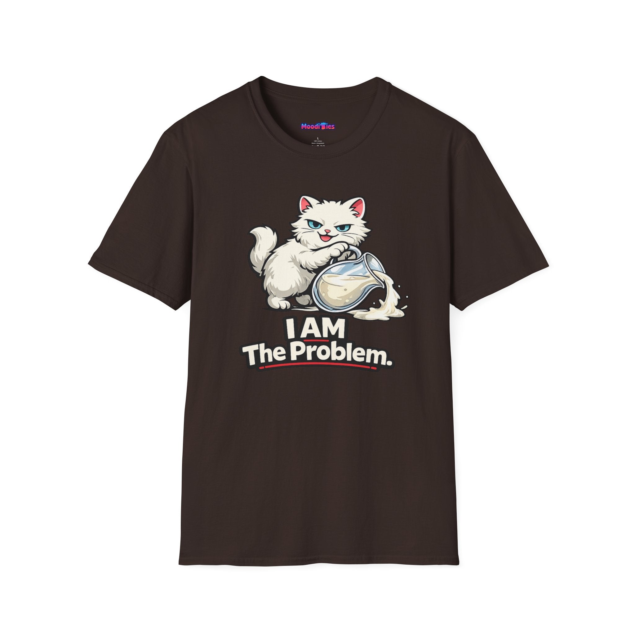 "I AM The Problem" Cat That Got the Cream T-Shirt