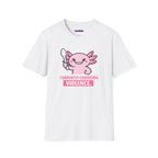 "Currently Choosing Violence" Axolotl T-Shirt