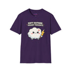 "Soft Outside. Violent Thoughts" Angry Cloud T-Shirt