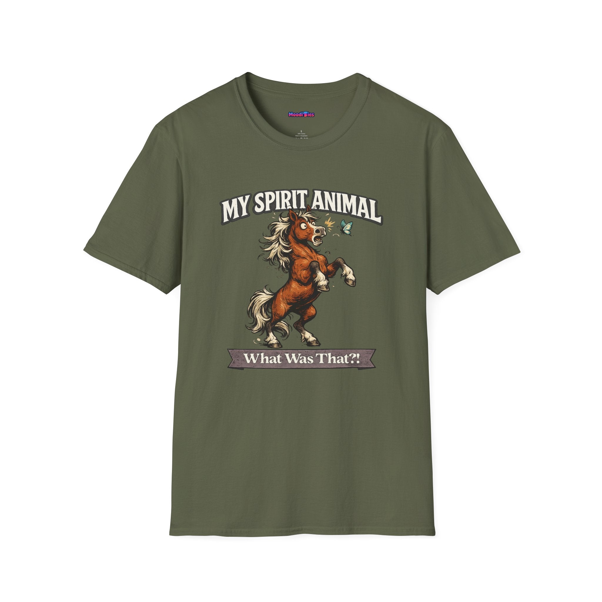 "My Spirit Animal: Horse (What Was That?!)" T-Shirt