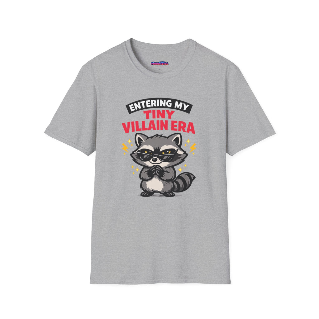 "Entering My Tiny Villain Era" Naughty Raccoon T-Shirt