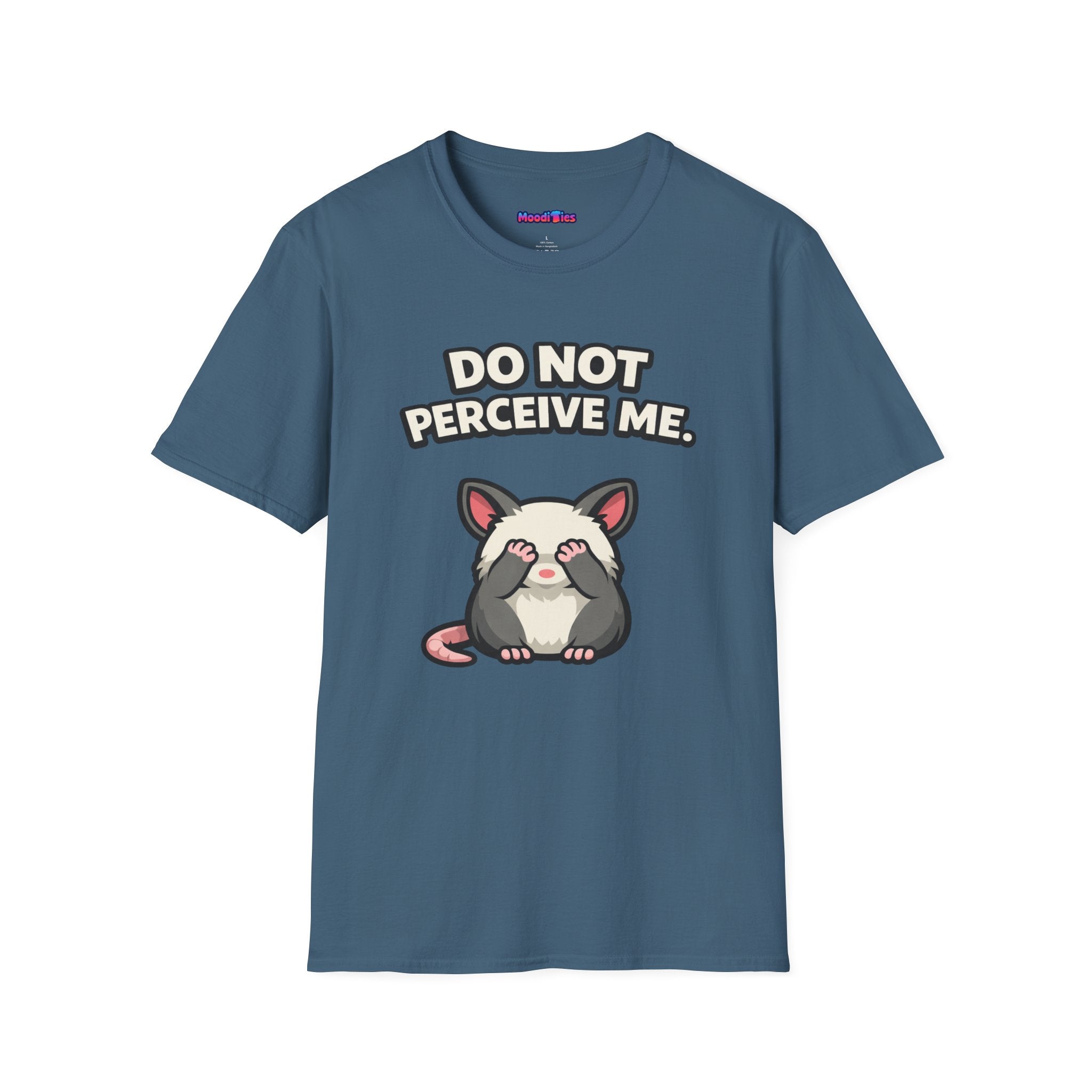 "Do Not Perceive Me" Shy Opossum T-Shirt
