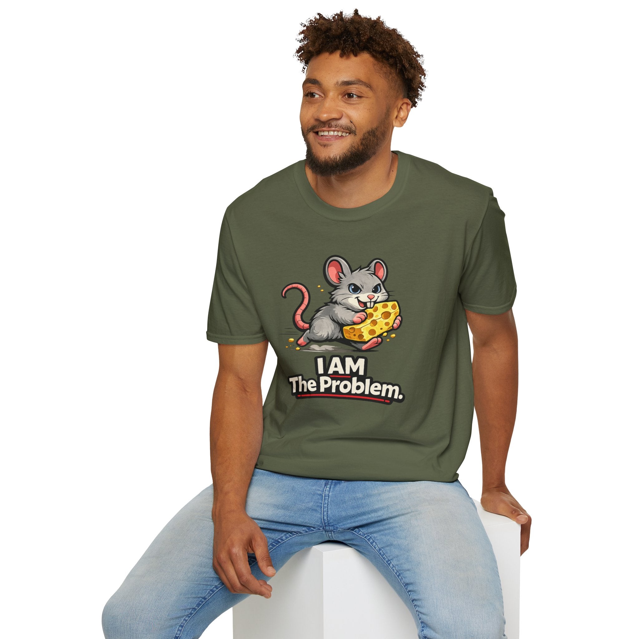 "I AM The Problem" Mouse Takes the Cheese T-Shirt