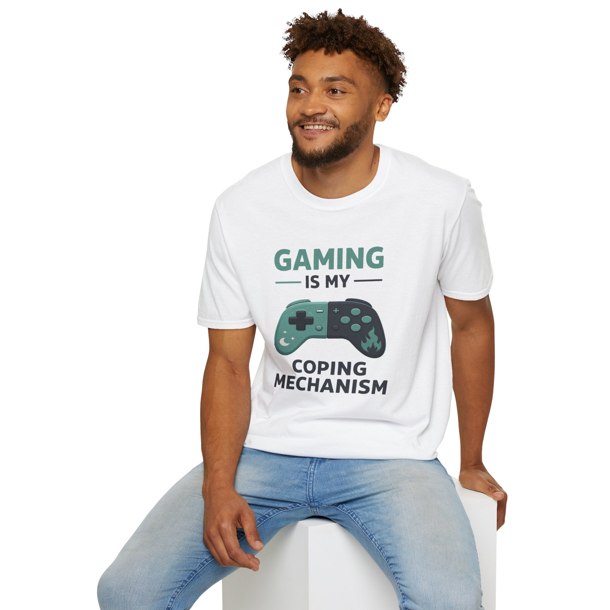 "Gaming Is My Coping Mechanism" Game Controller T-Shirt