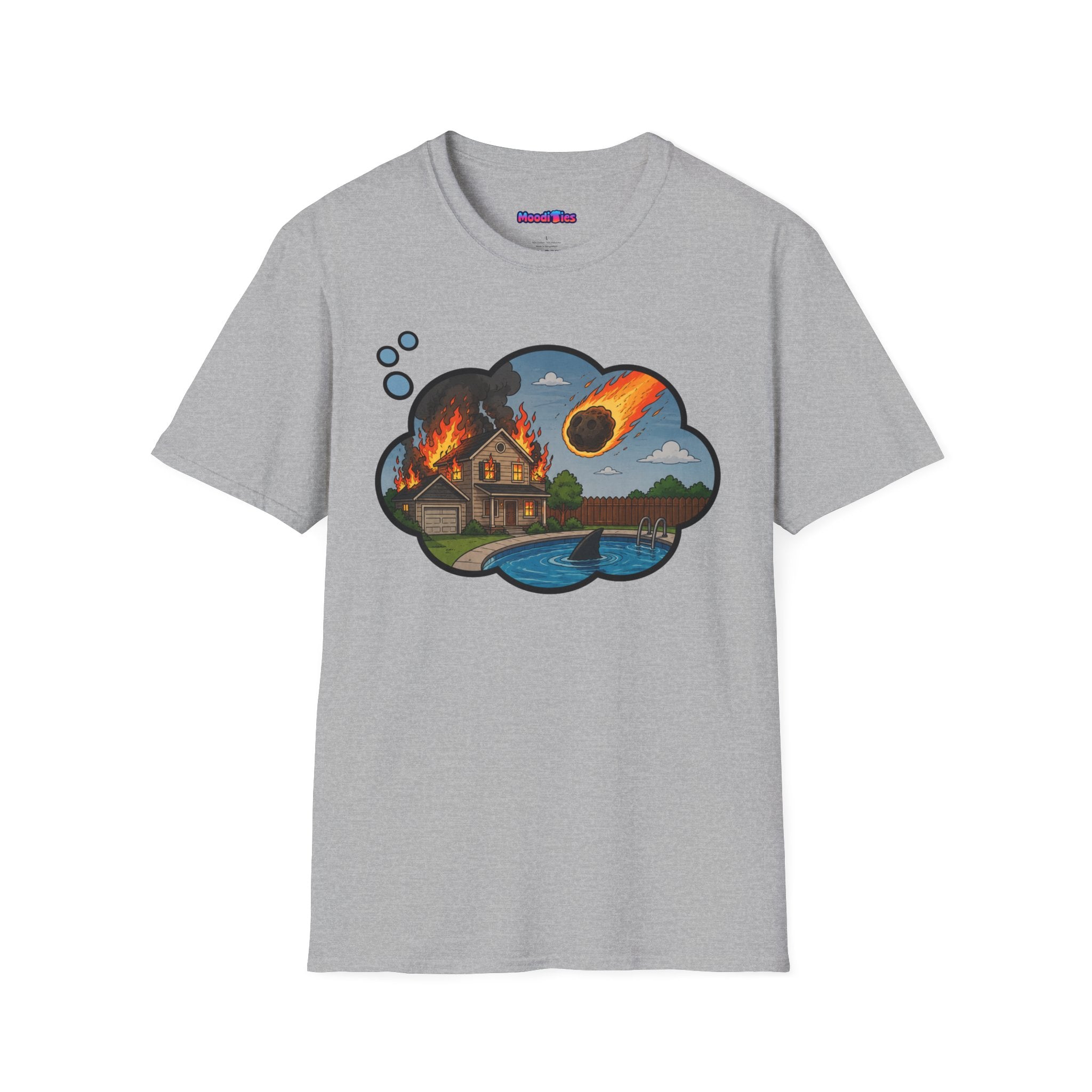"End of the World" Anxiety Thought Bubble T-Shirt