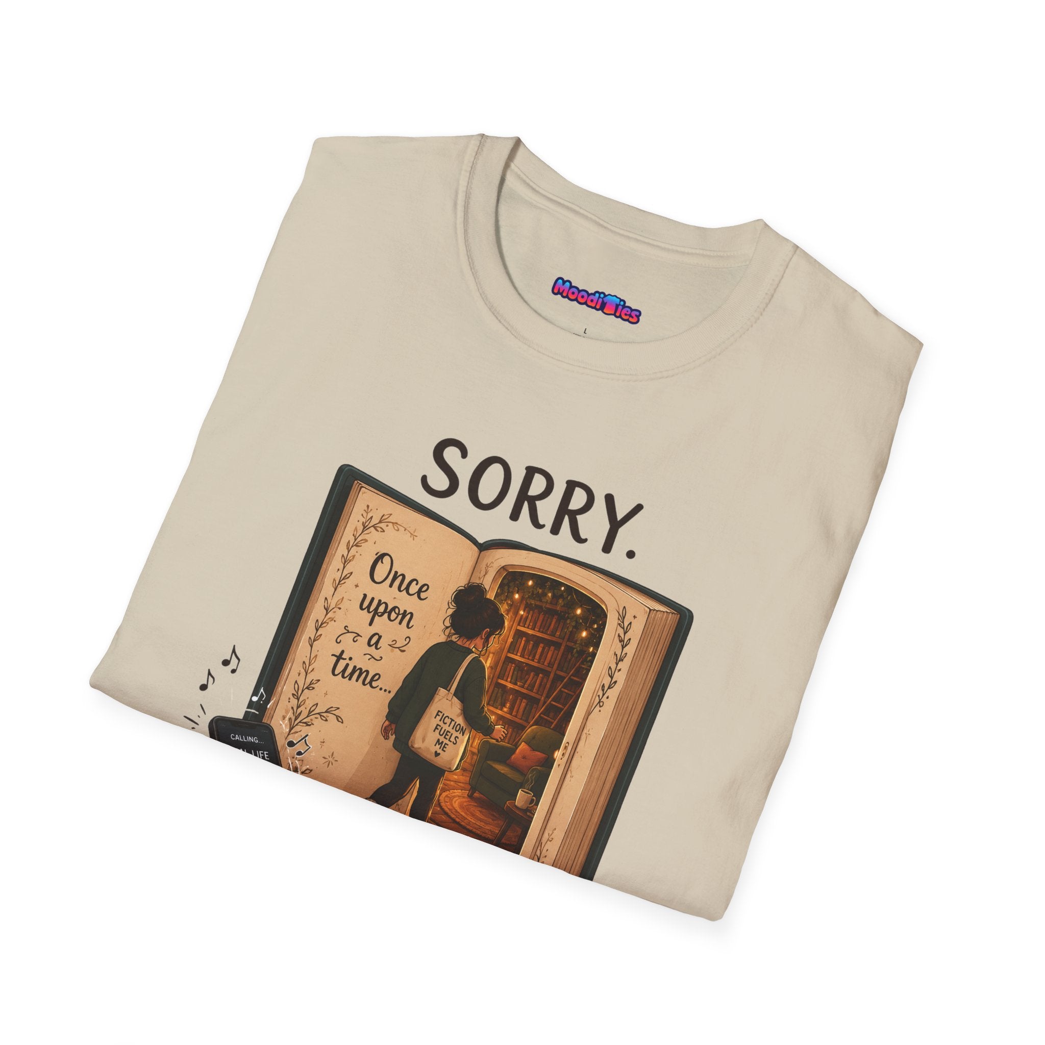 "Sorry. I'm In the Middle of Something Fictional." Book Portal T-Shirt