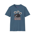 "My Anxiety Has Anxiety" Cute Anxiety Cat T-Shirt
