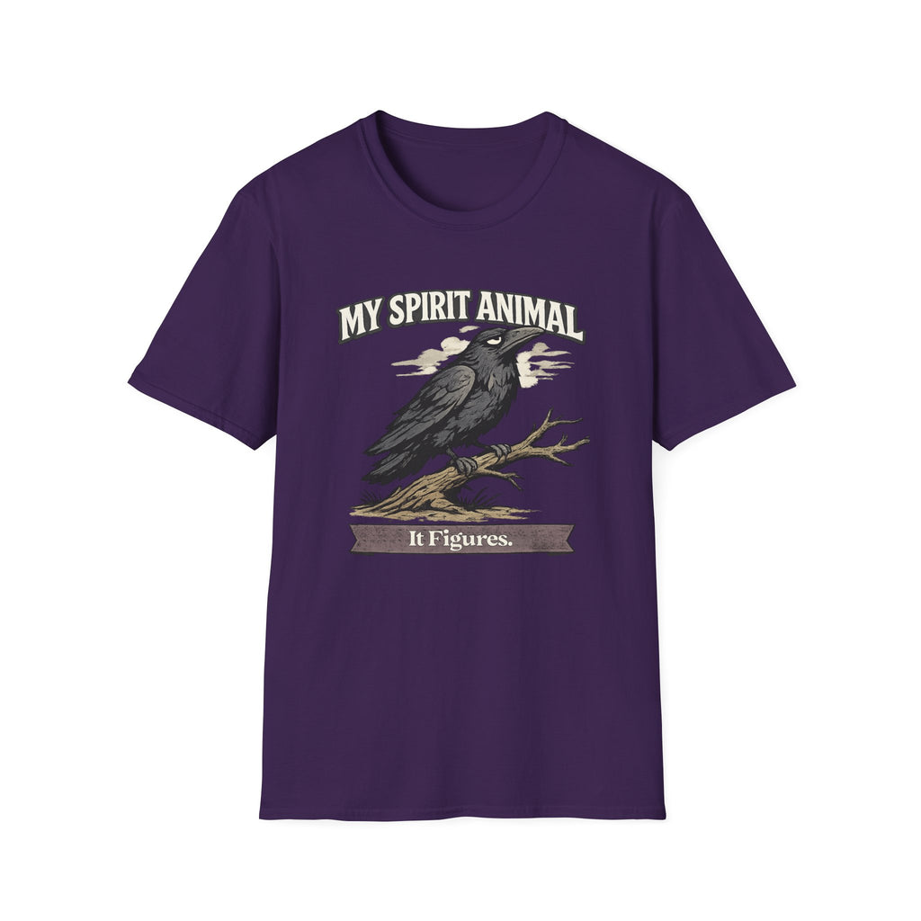 "My Spirit Animal: Raven (It Figures)" T-Shirt