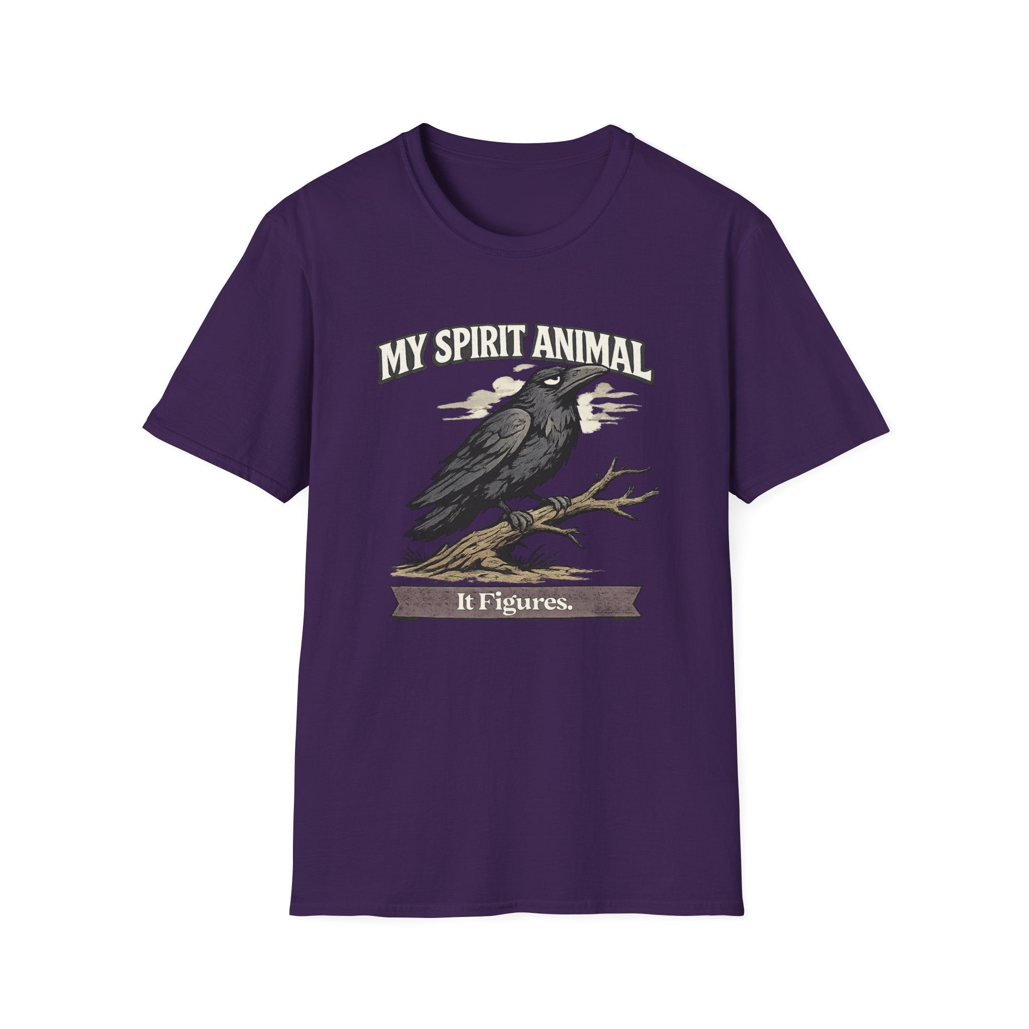"My Spirit Animal: Raven (It Figures)" T-Shirt
