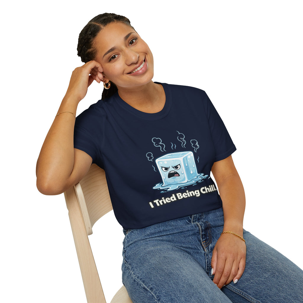 "I Tried Being Chill" Steaming Ice Cube T-Shirt