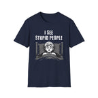 "I See Stupid People" Spooked Boy T-Shirt