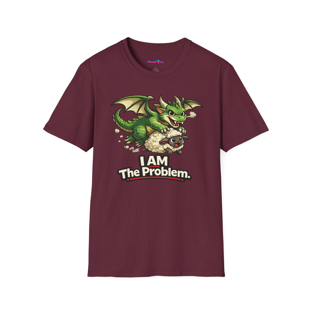 "I AM The Problem" Dragon Stealing Sheep T-Shirt