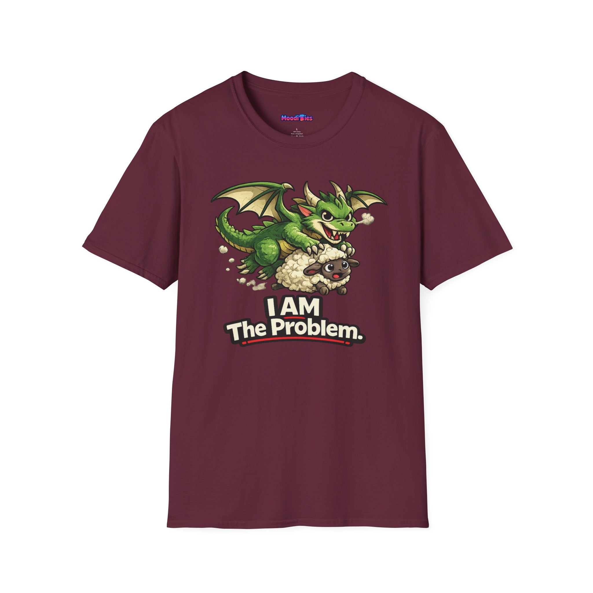 "I AM The Problem" Dragon Stealing Sheep T-Shirt