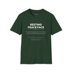 "Resting Peace Face" Definition T-Shirt