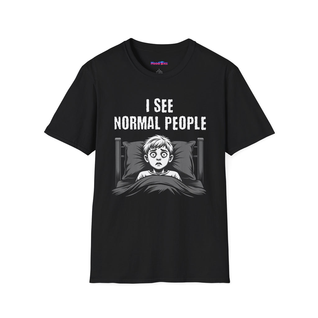"I See Normal People" Spooked Boy T-Shirt