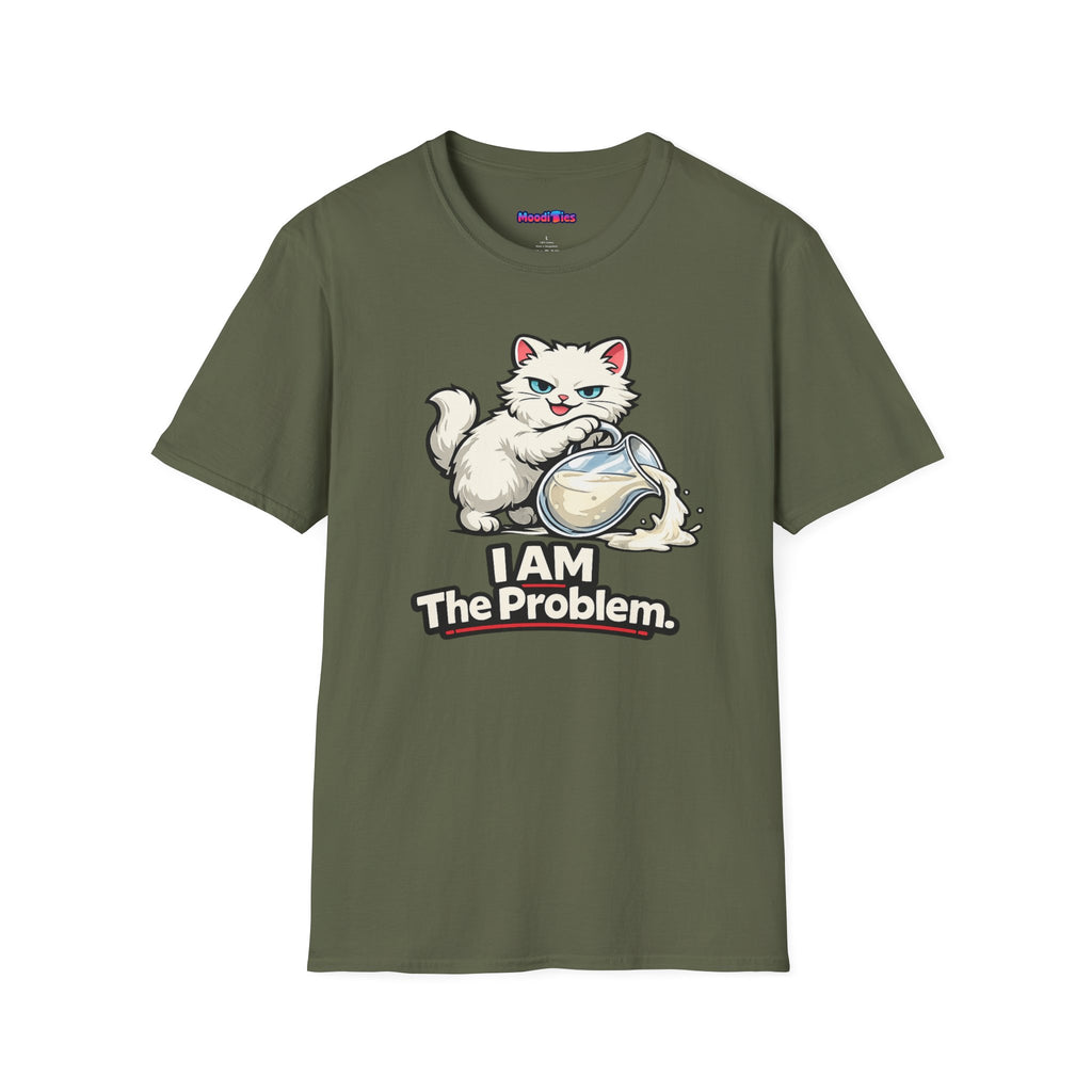 "I AM The Problem" Cat That Got the Cream T-Shirt