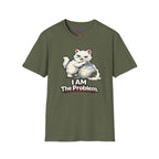 "I AM The Problem" Cat That Got the Cream T-Shirt