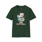 "I AM The Problem" Cat with Goldfish T-Shirt