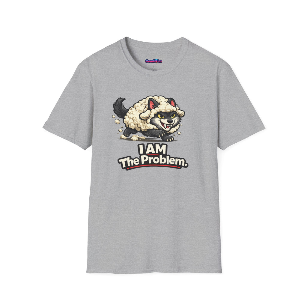 "I AM The Problem" Wolf in Sheep's Clothing T-Shirt