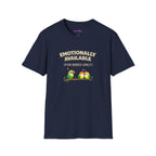 "Emotionally Available (For Birds Only)" Parrot and Love Birds T-Shirt