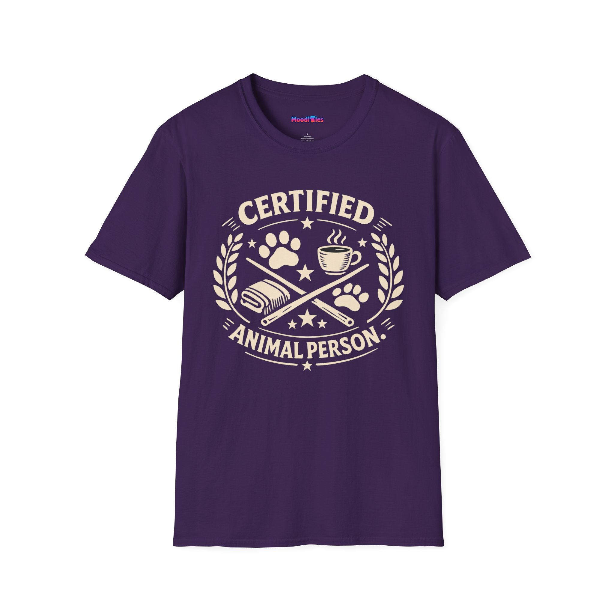 “Certified Animal Person” T-Shirt